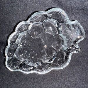 Grape Serving Dish for Charcuterie Board - clear glass